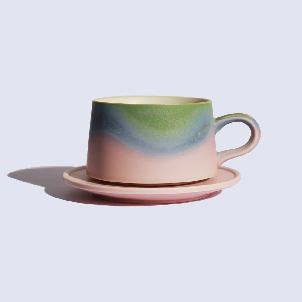 Muticolor Handmade Coffee Cup 7.4oz