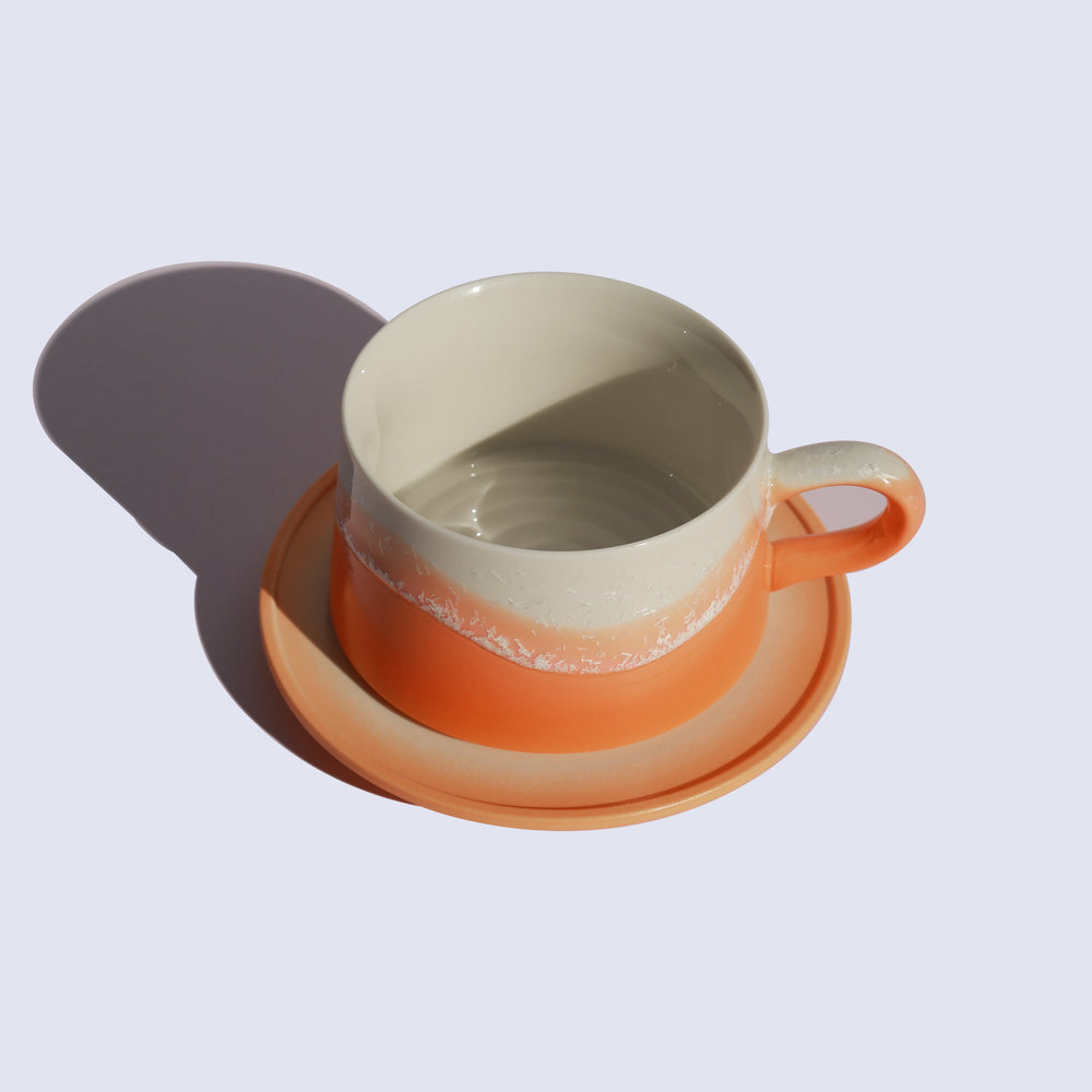 Orange Handmade Coffee Cup